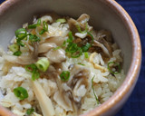 まいたけとお揚げの炊き込みご飯作り方8写真
