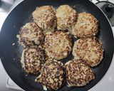 白菜入り和風ハンバーグ(肉団子)作り方7写真
