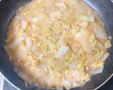 白菜炒め卵とじ作り方8写真