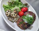 白菜入り和風ハンバーグ(肉団子)作り方10写真
