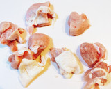 簡単旨辛♡菜の花と鶏肉と卵の中華炒め作り方2写真