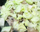 豚肉とキャベツのオイスターソース炒め作り方1写真