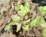 豚肉とキャベツのオイスターソース炒め作り方2写真