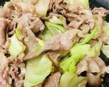 豚肉とキャベツのオイスターソース炒め作り方3写真