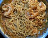 Shrimp Tomato Pasta作り方9写真
