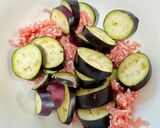 5分！レンジでスタミナキムチナスうどん作り方3写真