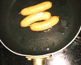シンプルに！ウインナーサラダ油炒め作り方3写真