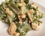 鶏ハムとアイスプラントの簡単マヨサラダ作り方5写真