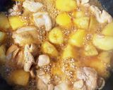 鶏もも肉となすとじゃがいもの甘辛煮作り方7写真