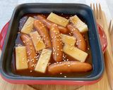 チーズポキポキでトッポギ風作り方4写真