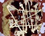 絶品！ふわっふわのピザ風お好み焼き作り方8写真
