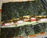 好物♡とび子恵方巻(カリフォルニア巻)③作り方5写真