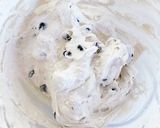 おせちの残りで！黒豆シナモンチーズアイス作り方3写真