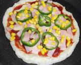 フライパンで焼くだけ!簡単♡お餅ピザ作り方6写真