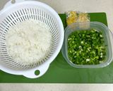 ゆず香る♪ねぎ雑炊作り方1写真