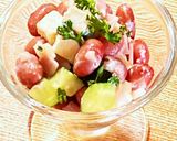 金時豆とクリームチーズのサラダ作り方9写真