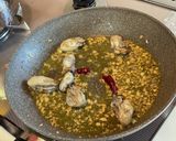牡蠣レモンペペロンチーノ作り方3写真