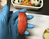 りんごのうさぎちゃん お弁当のおかず作り方5写真