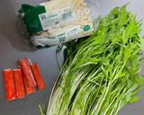 水菜とエノキのトロ玉炒め作り方1写真