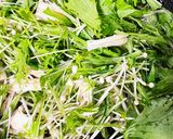 水菜とエノキのトロ玉炒め作り方4写真