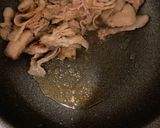 カリカリ豚肉ときくらげザーサイ炒め　作り方2写真