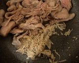 カリカリ豚肉ときくらげザーサイ炒め　作り方3写真