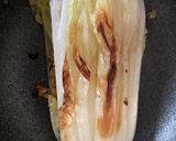 マカのせ丸ごと白菜ステーキ　めんつゆ味作り方3写真
