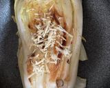 マカのせ丸ごと白菜ステーキ　めんつゆ味作り方4写真