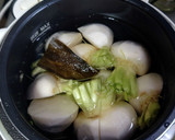 ヨウサマの減塩かぶの海老＆蓮根餡掛け作り方1写真