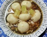 ヨウサマの減塩かぶの海老＆蓮根餡掛け作り方9写真