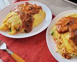 ブラウンソースのオムライス＆パスタ作り方8写真