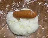 【簡単】限界ソーセージおにぎり作り方6写真