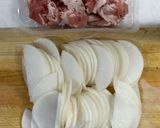 \味しみしみ♪/豚大根の甘辛照り煮作り方1写真