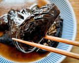 90℃ 揚げずにヘルシー！ナスの煮浸し作り方19写真