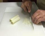 【牡蠣と若芽のクリームペペロンチーノ】作り方5写真