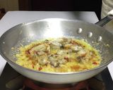 【牡蠣と若芽のクリームペペロンチーノ】作り方10写真