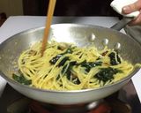 【牡蠣と若芽のクリームペペロンチーノ】作り方14写真