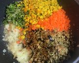 栄養満点♡うちのキーマカレー♪作り方1写真