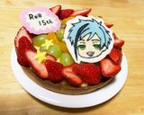 ケーキに飾るチョコレートプレート作り方13写真