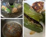 ピーマンの丸ごと肉詰め☆チクワ茄子お弁当作り方4写真