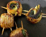 ピーマンの丸ごと肉詰め☆チクワ茄子お弁当作り方9写真
