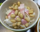 5分で出来るオニオンビーンズスープ作り方3写真