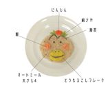 はなかっぱプレート【1歳 誕生日】作り方3写真