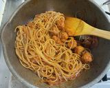 【映画飯】ミートボールパスタ作り方8写真