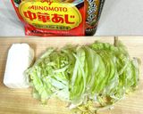 レタスと豆腐の中華風ピリ辛スープ作り方1写真