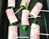 旬★菜の花ベーコン巻き★お弁当作り方4写真