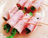 旬★菜の花ベーコン巻き★お弁当作り方6写真