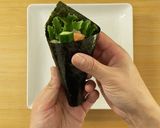 糖質オフ♪野菜シャリで手巻き寿司作り方8写真