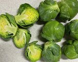 塩のみ！芽キャベツ蒸し作り方1写真