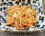レンジでキムチ、枝豆、切り干しナムル作り方4写真